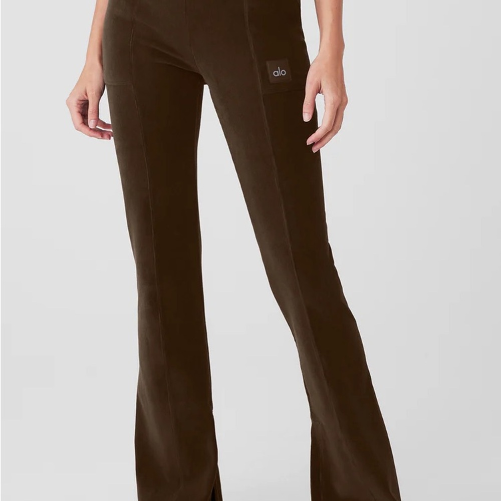 Micro Corduroy High-Waist Winter Break Flare Pant